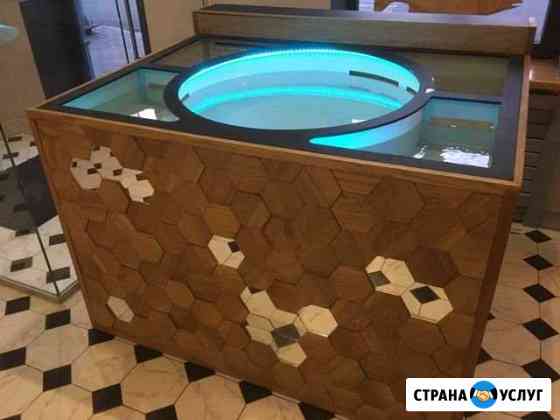 Аквариум морские витрины,Аква системы для Рака рыб Таганрог