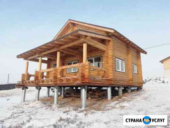 Строительство дома, коттеджа, бани из бруса Красноярск