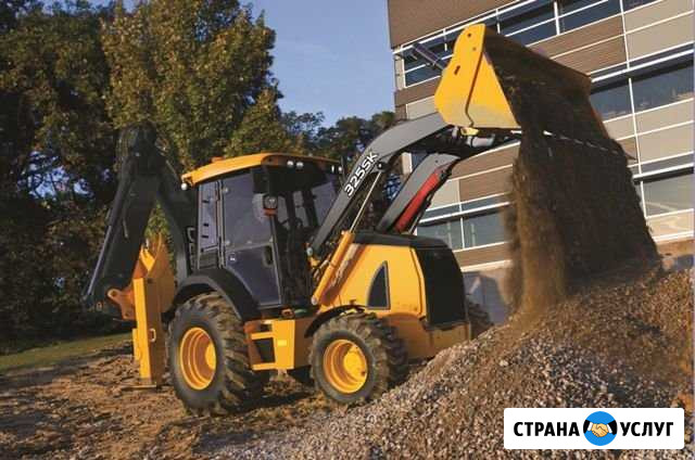 Аренда и услуги экскаватора-погрузчика John Deere Курск - изображение 1