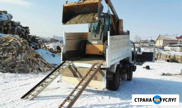 Услуги мини-погрузчика Bobcat бобкэт Красноярск - изображение 1