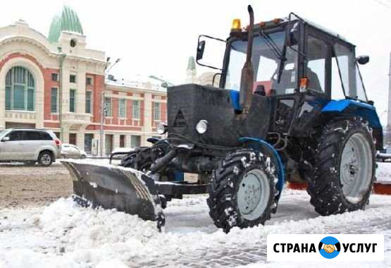 Чистка снега трактором Менделеево - изображение 1