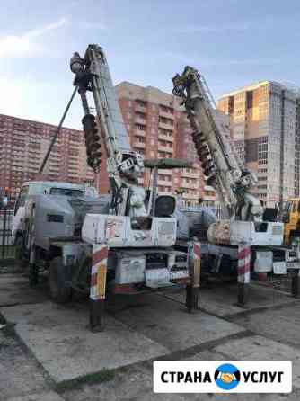 Ямобур вездеход бкм 6wd аренда услуги Сваи Опоры Краснодар