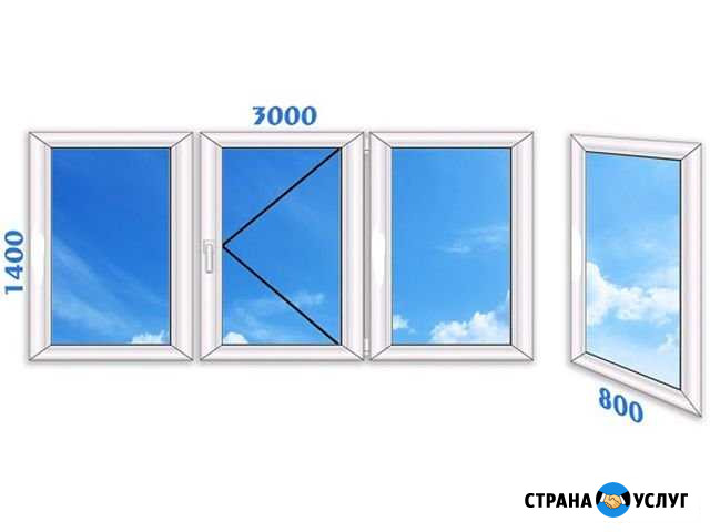 Остекление балкона 1400*3800 Вологда - изображение 1