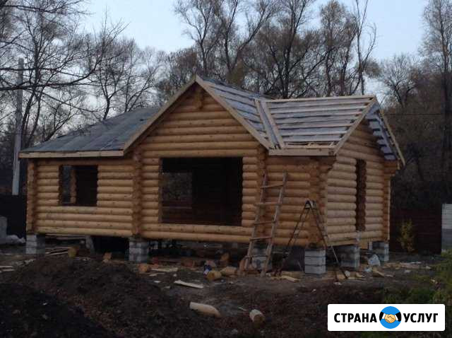 Срубы из оцилиндрованного бревна Благовещенск - изображение 1