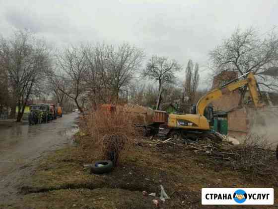 Спил деревьев,Демонтаж строений.Вывоз,ст мусора Ростов-на-Дону