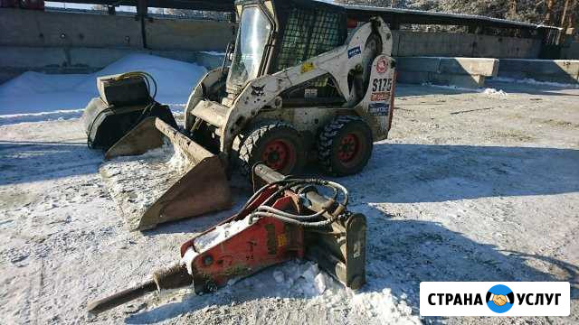 Услуги спецтехники : Bobcat 175, самосвал 25т Ангарск - изображение 1
