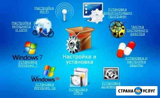 Настройка ремонт компьютера, ноутбука. Mac Windows Пермь