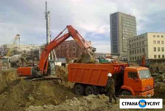 Вывоз Мусора Грунта Демонтаж Самосвалы Погрузчик Москва