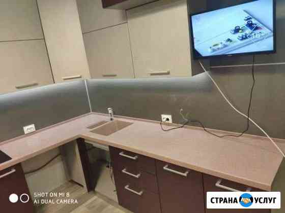 Столешницы из искусственного камня Новосибирск