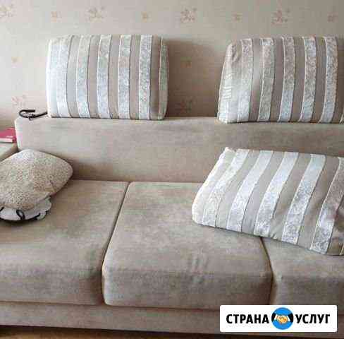 Перетяжка дивана тройка Краснодар