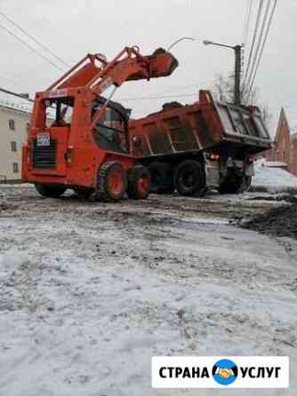 Фронтальный Мини погрузчик. Уборка снега Мурманск