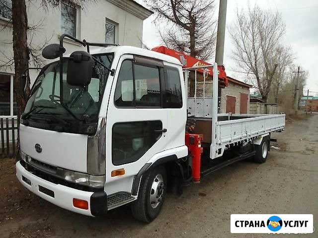 Грузовик 5т с краном 3т борт 6м Хабаровск - изображение 1