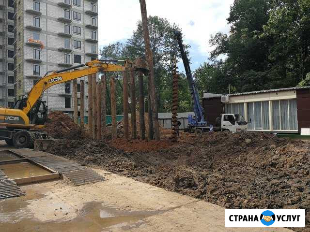 Аренда Ямобура/Бурение/Монтаж шпунта, лэп Краснознаменск - изображение 1