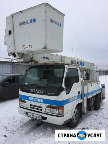 Аренда автовышки 15м и манипулятора 5тон Санкт-Петербург - изображение 1