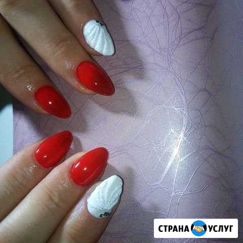 Наращивание ногтей гелем, покрытие гелем и гель ла Урюпинск - изображение 1