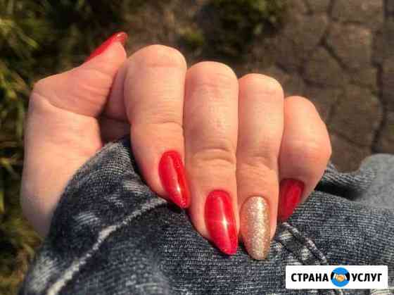 Наращивание, укрепление и покрытие гель лаком Ангарск
