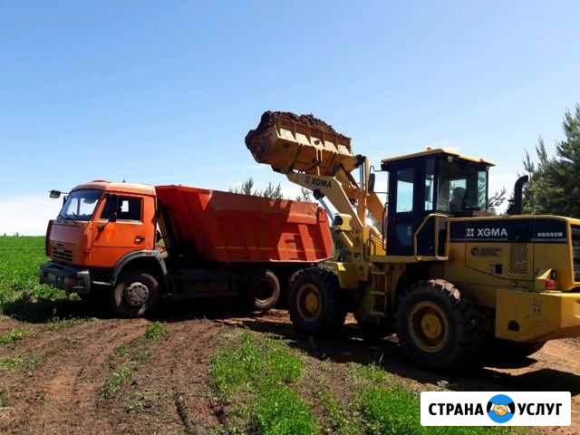 Услуги камаз-самосвал 65115. Фронтальный погрузчик Елабуга - изображение 1