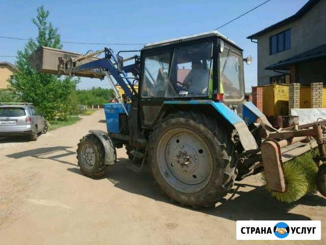 Аренда трактора мтз с щёткой Казань - изображение 1