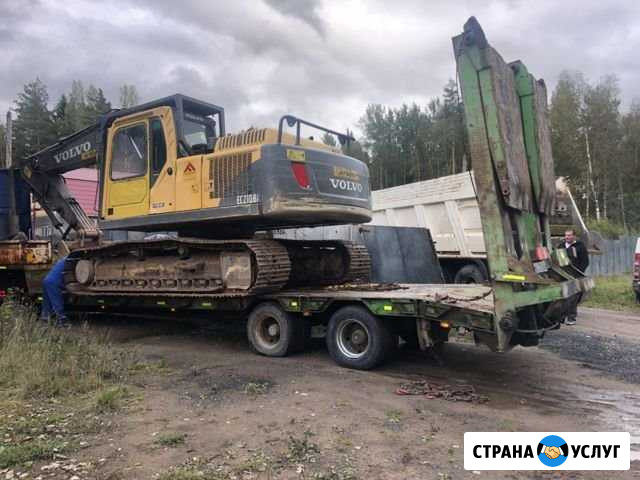 Грузовой эвакуатор, Аренда трала, Шаланда, тент Луга - изображение 1
