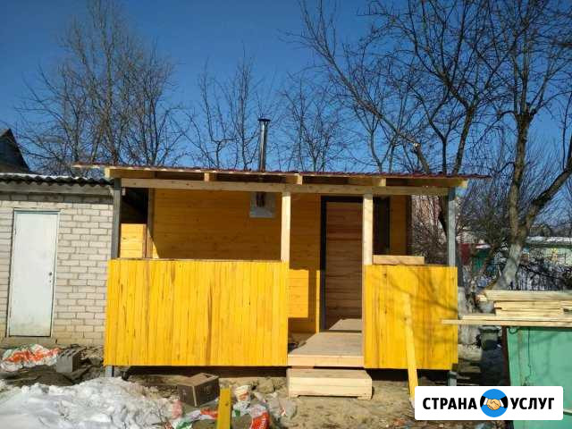 Строительство Бань, беседок, хоз блок, душ, туалет Воронеж - изображение 1