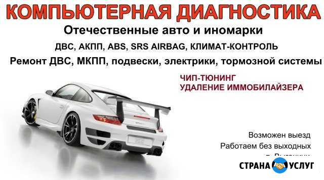 Компьютерная диагностика автомобилей чип тюнинг Выгоничи - изображение 1