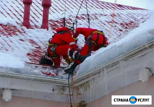 Сброс снега с кровли любой сложности Новосибирск - изображение 1