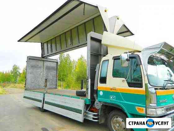 Грузоперевозки 6 тонн 34куб. Бабочка, аппарель.Ндс Красноярск
