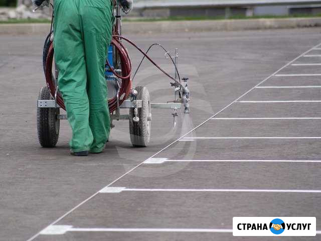 Разметка парковки Москва - изображение 1