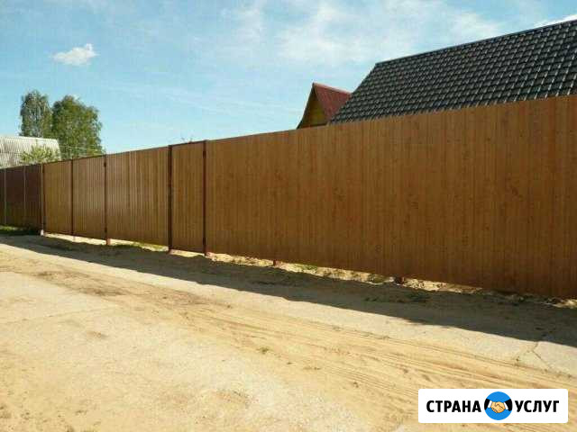 Установка заборов Краснодар - изображение 1