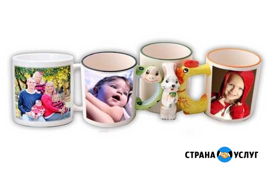 Кружки сувенирные, футболки с принтом и подушки Выкса - изображение 1