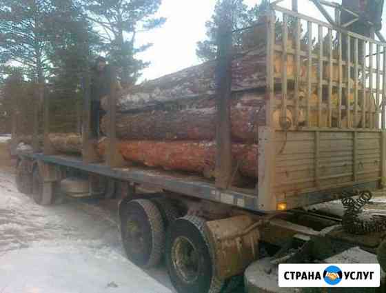 Услуги лесовоза шаланда 12м Улан-Удэ