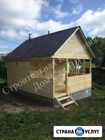 Баня по каркасной технологии 3x4 м с верандой Нижний Новгород - изображение 1