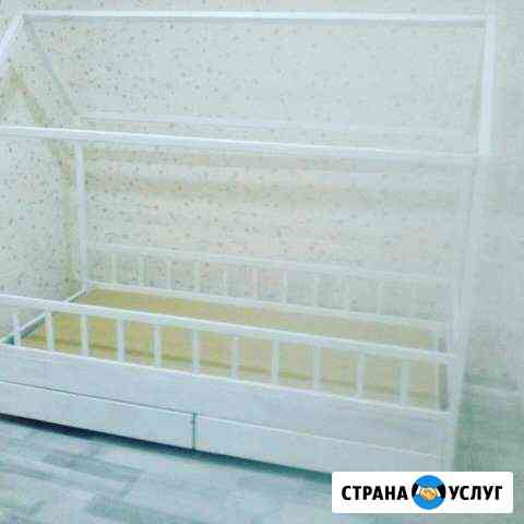 Кровать домик Бор