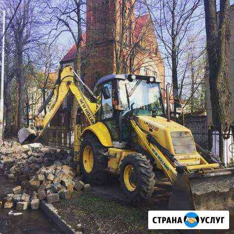 Аренда экскаватора погрузчика NewHolland Калининград