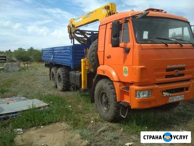Услуги Аренда Камаз -Манипулятор вездеход Волжский Волгоградской области - изображение 1