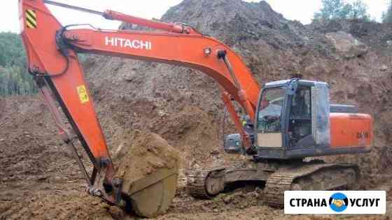 Услуги экскаватора Hitachi ZX-240-3 п.Прохладный Белоярский