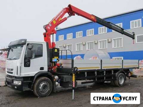 Аренда крана манипулятора Iveco 5 тонн, 17 метров Великий Новгород - изображение 1