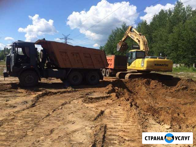 Песок щебень земля Навоз Кировск - изображение 1