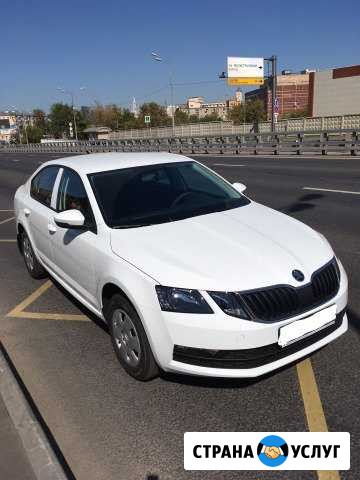 Аренда такси, выкуп. Новая Skoda Octavia, белая Москва - изображение 1