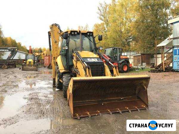 Аренда экскаватора-погрузчика с гидромолотом Вологда - изображение 1