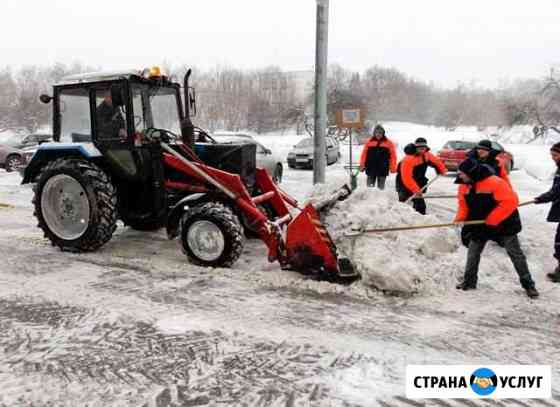 Уборка снега вывоз снега Новосибирск