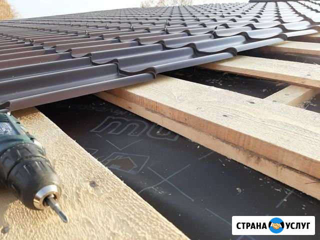 Кровля, фасад, полы, потолок, стены, забор монтаж Березники - изображение 1