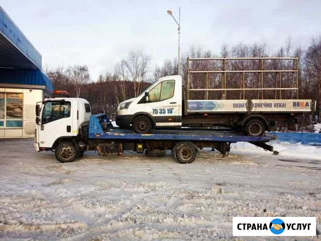 Услуги эвакуатора 5 тонн Мурманск - изображение 1