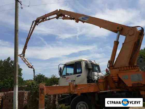 Услуги бетононасоса Усть-Лабинск
