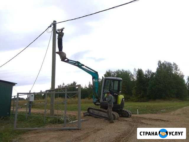 Мини экскаватор 4.5 т. гидробур, ямобур, сваибур Санкт-Петербург - изображение 1