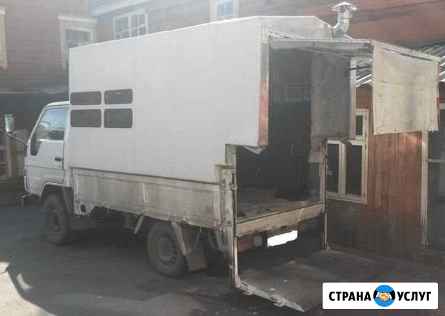 Грузоперевозки будкой, аппарель, 4WD Иркутск - изображение 1