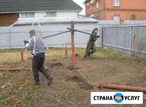 Устройство фундамента на винтовых и жб сваях Фрязино