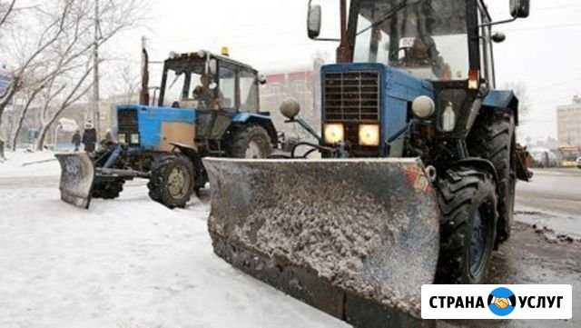 Аренда трактора мтз 82 Беларус с щеткой и отвалом Санкт-Петербург - изображение 1