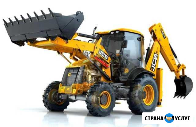 Аренда экскаватора-погрузчика JCB. Гидромолот Истра - изображение 1