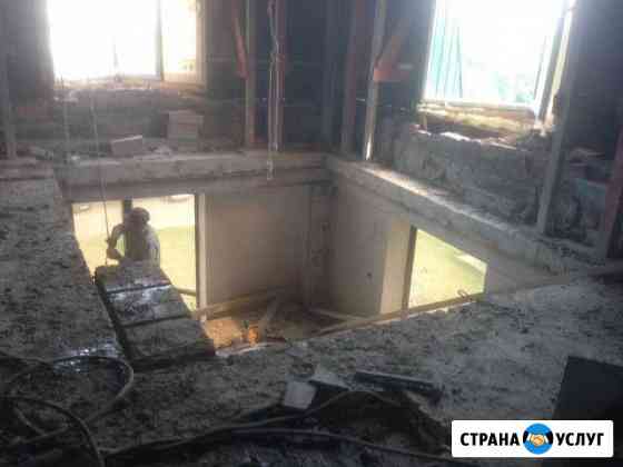 Алмазная резка бетона, кирпича, асфальта. Проемы Апшеронск